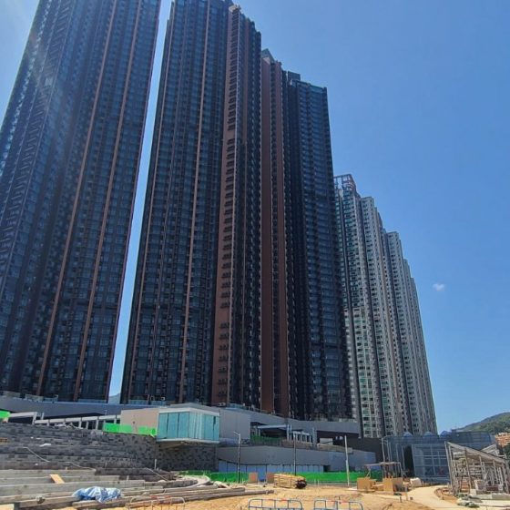 Residential development above TAI WAI metro station, Hong Kong, CHINA